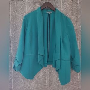 Charlotte Russe teal blazer. Size XL.